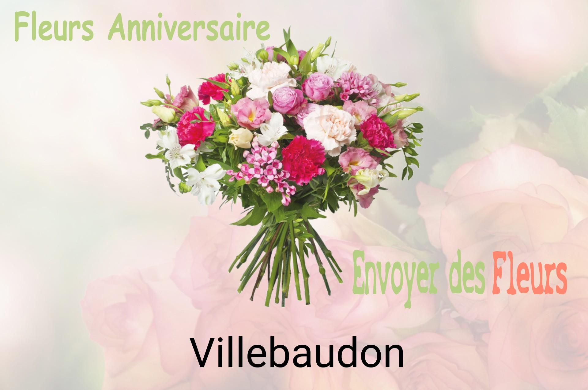Bouquet de fleurs d’anniversaire livré à Villebaudon